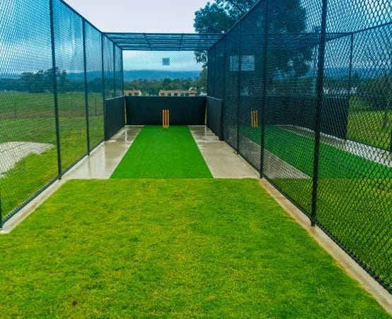 Professional badminton court